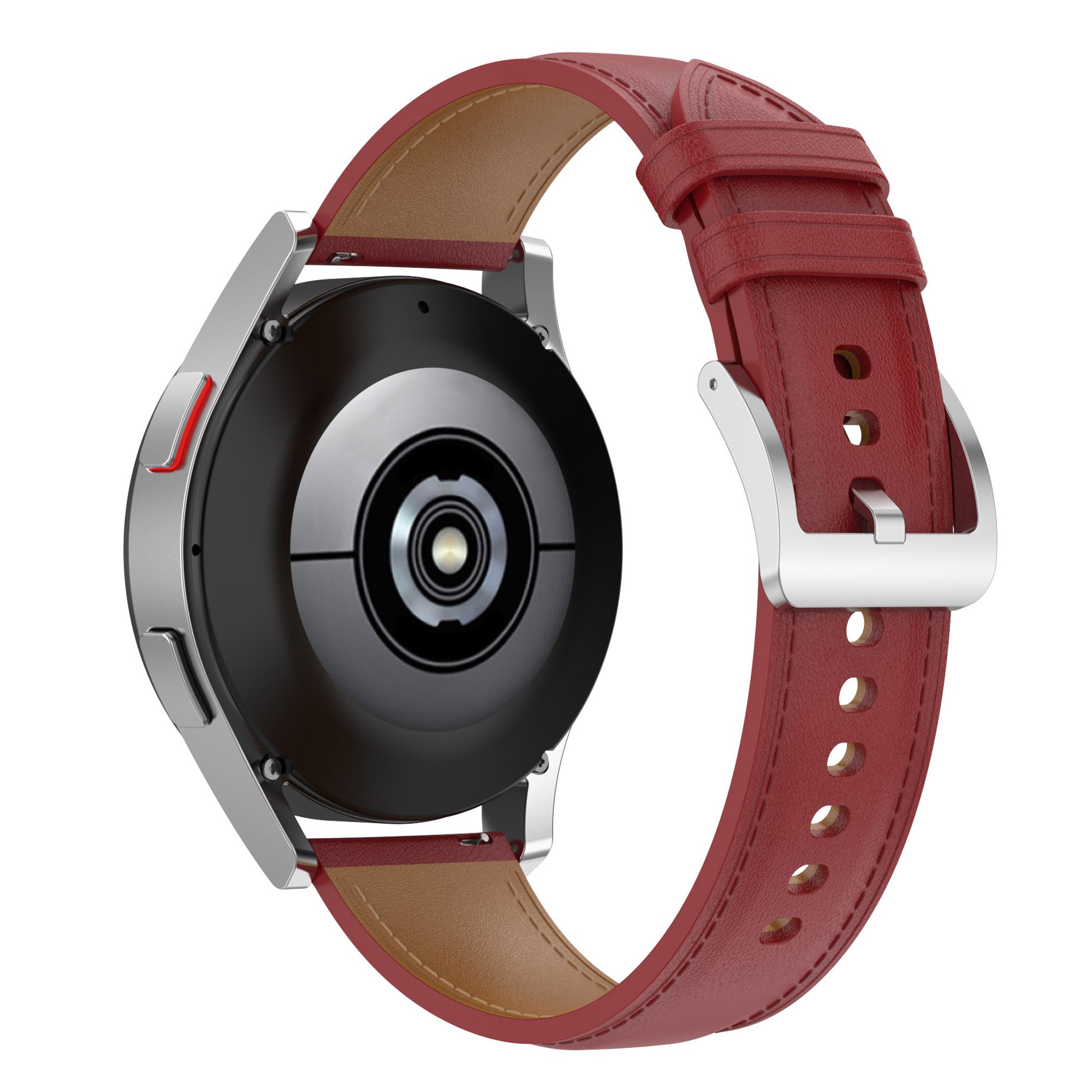 For Huawei Watch GT2 Samsung Galaxy Watch Active 20mm Universal Stitching Line First Layer Cowhide Solid Color Smart Watch Replacement Strap For Huawei Watch GT2 Samsung Galaxy Watch Active 20mm Universal Stitching Line First Layer Cowhide Solid Color Smart Watch Replacement Strap